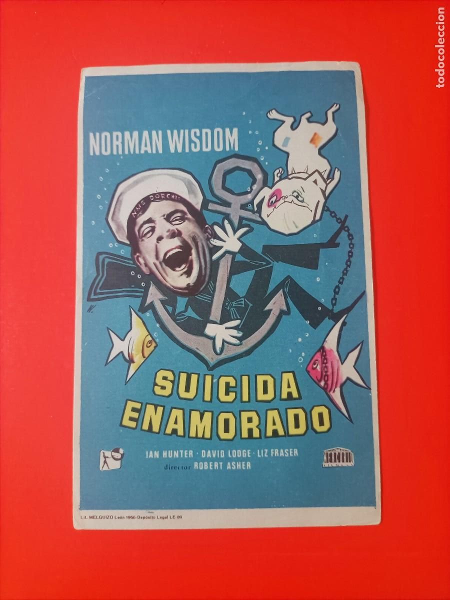 Cine: SUICIDA ENAMORADO. NORMAN WISDOM. ESTA NUEVO. S/P.