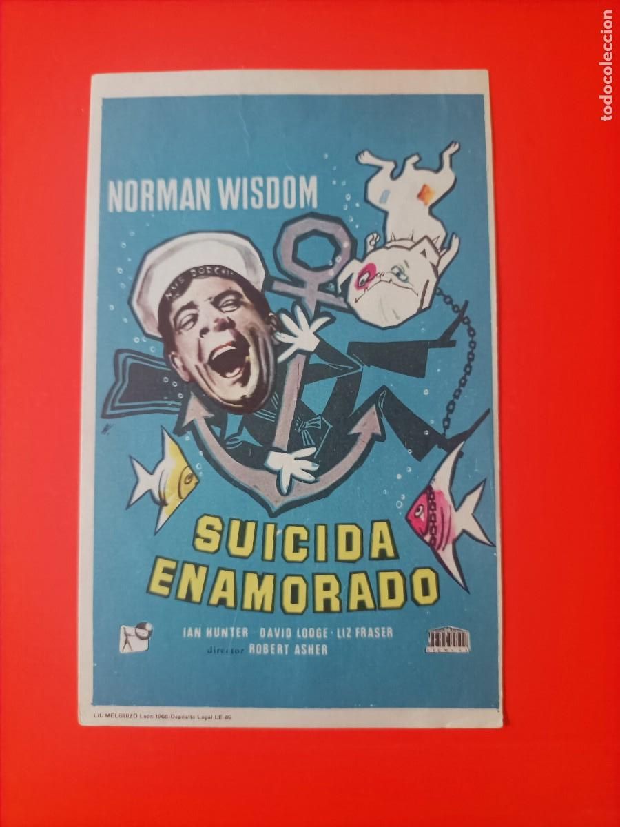 Cine: SUICIDA ENAMORADO. NORMAN WISDOM. ESTA NUEVO. S/P.