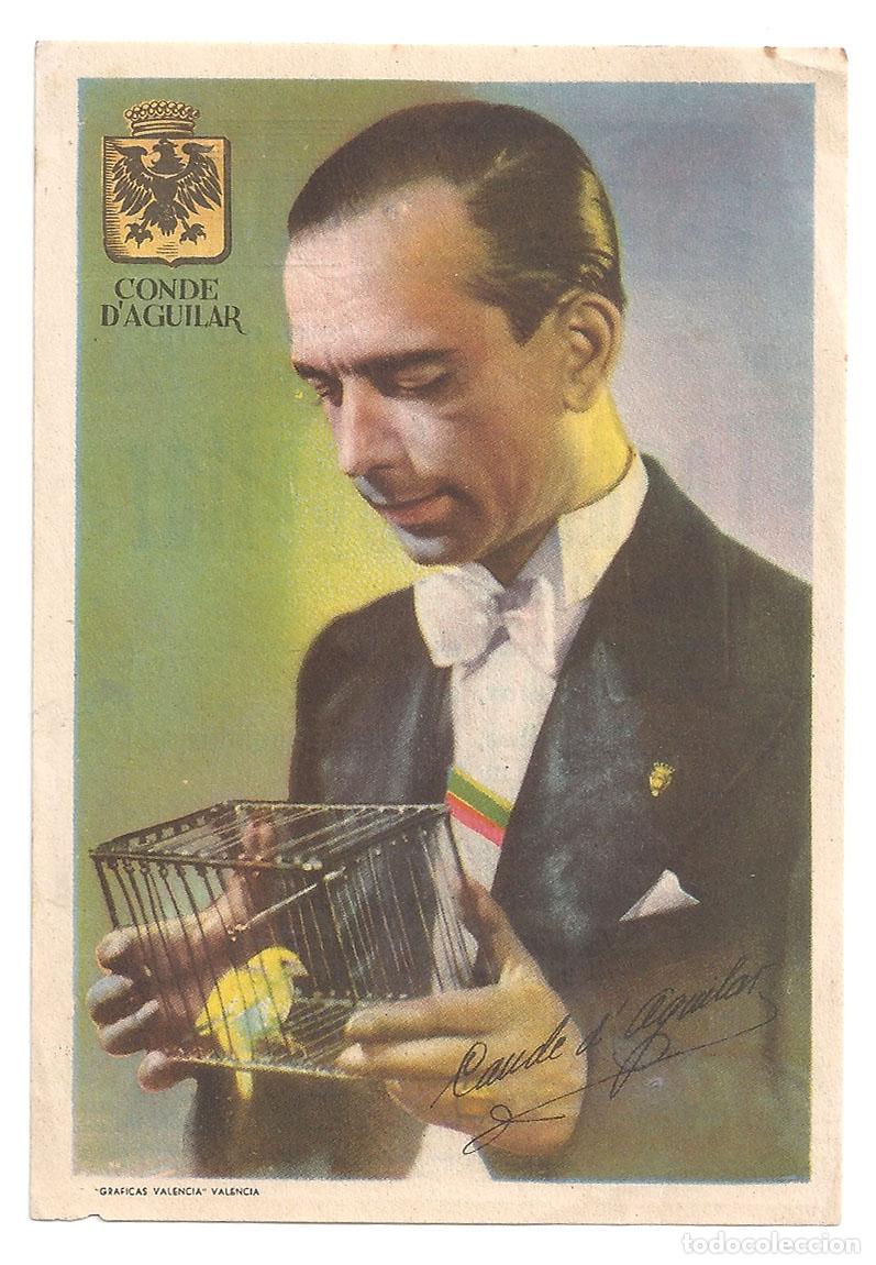 Cine: PTCC 550 CONDE D'AGUILAR MAGO ILUSIONISTA PROGRAMA SENCILLO TEATRO LIRICO PALMA