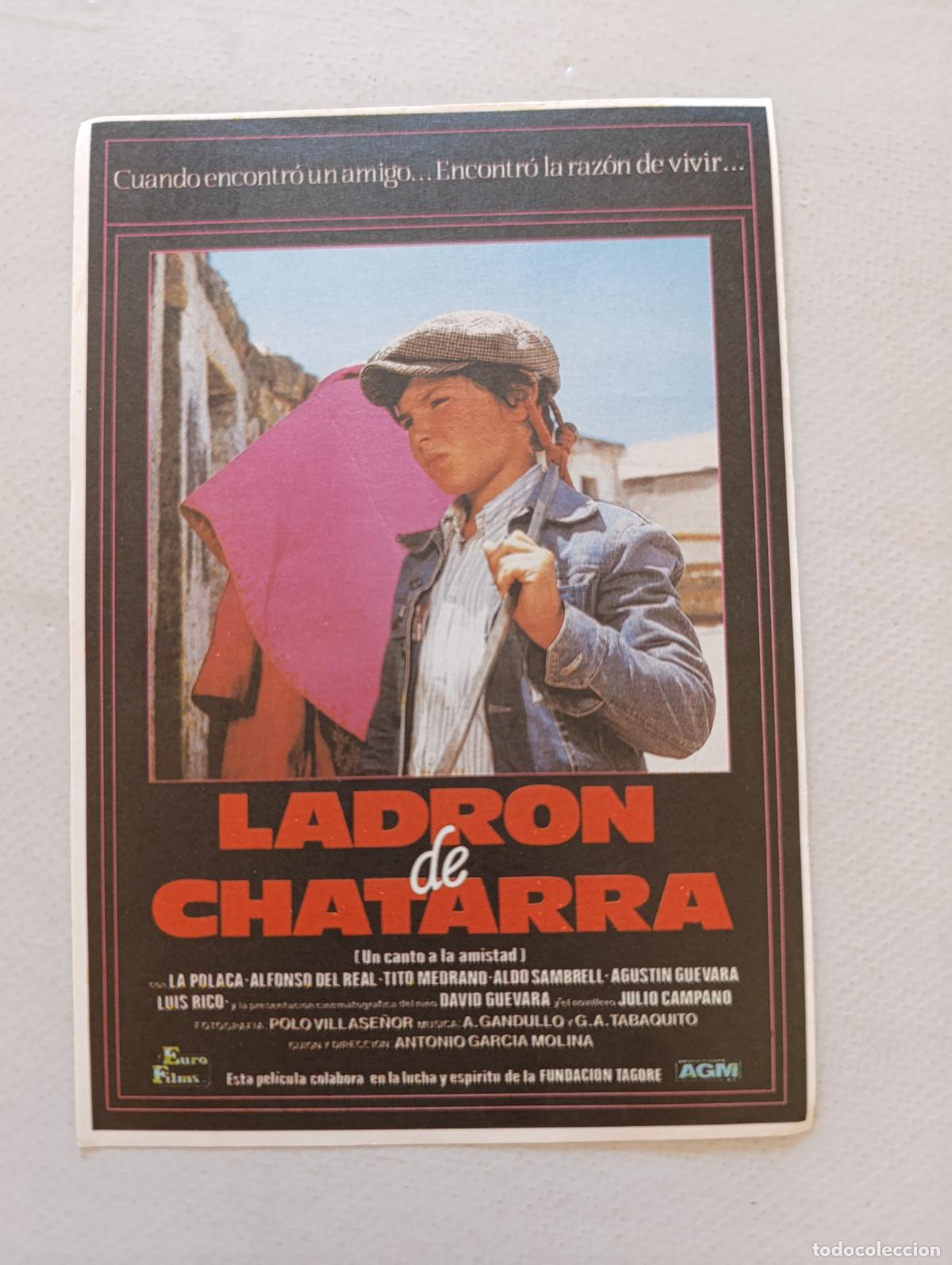Cine: FOLLETO DE MANO - LADRON DE CHATARRA - SIN PUBLICIDAD (150G)