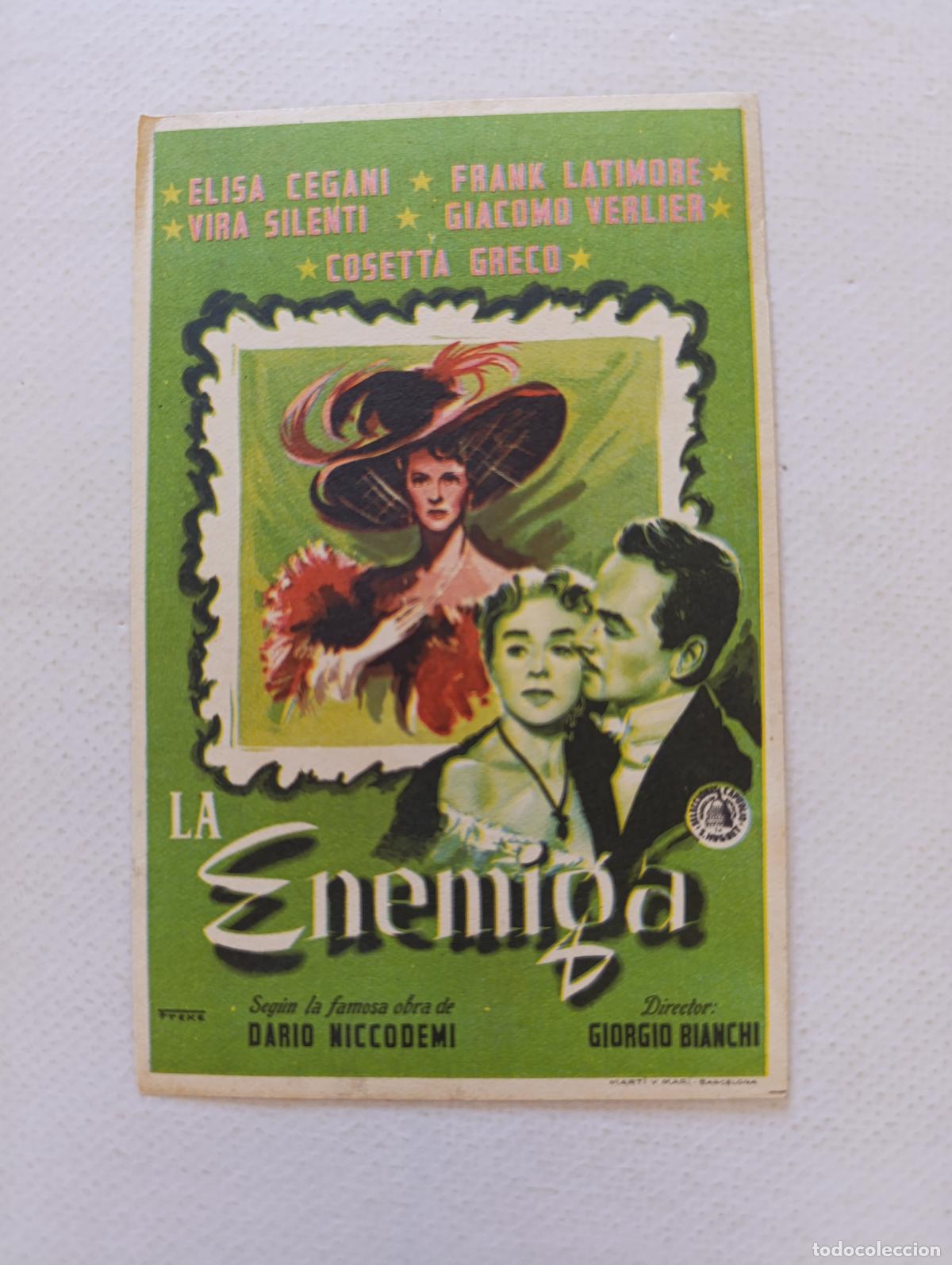 Cine: FOLLETO DE MANO - LA ENEMIGA - SIN PUBLICIDAD (150G)