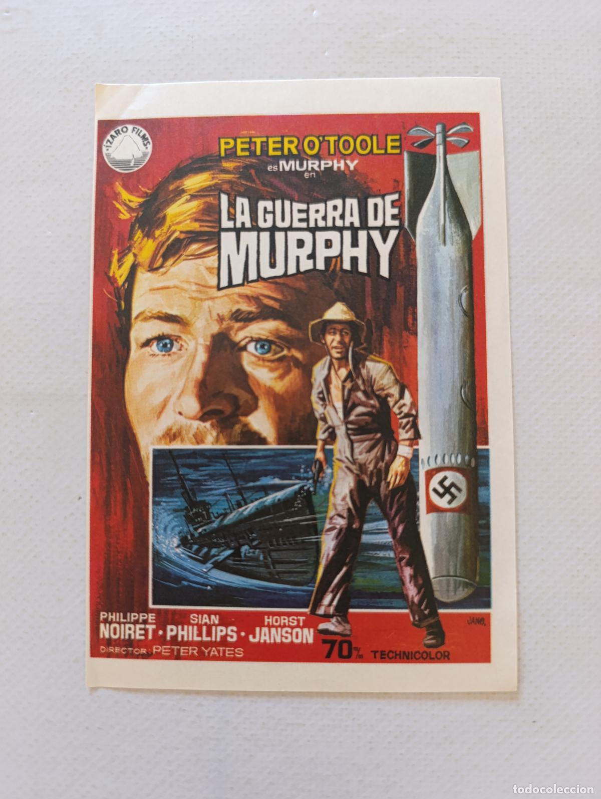 Cine: FOLLETO DE MANO - LA GUERRA DE MURPHY - PETER O'TOOLE - SIN PUBLICIDAD (150G)