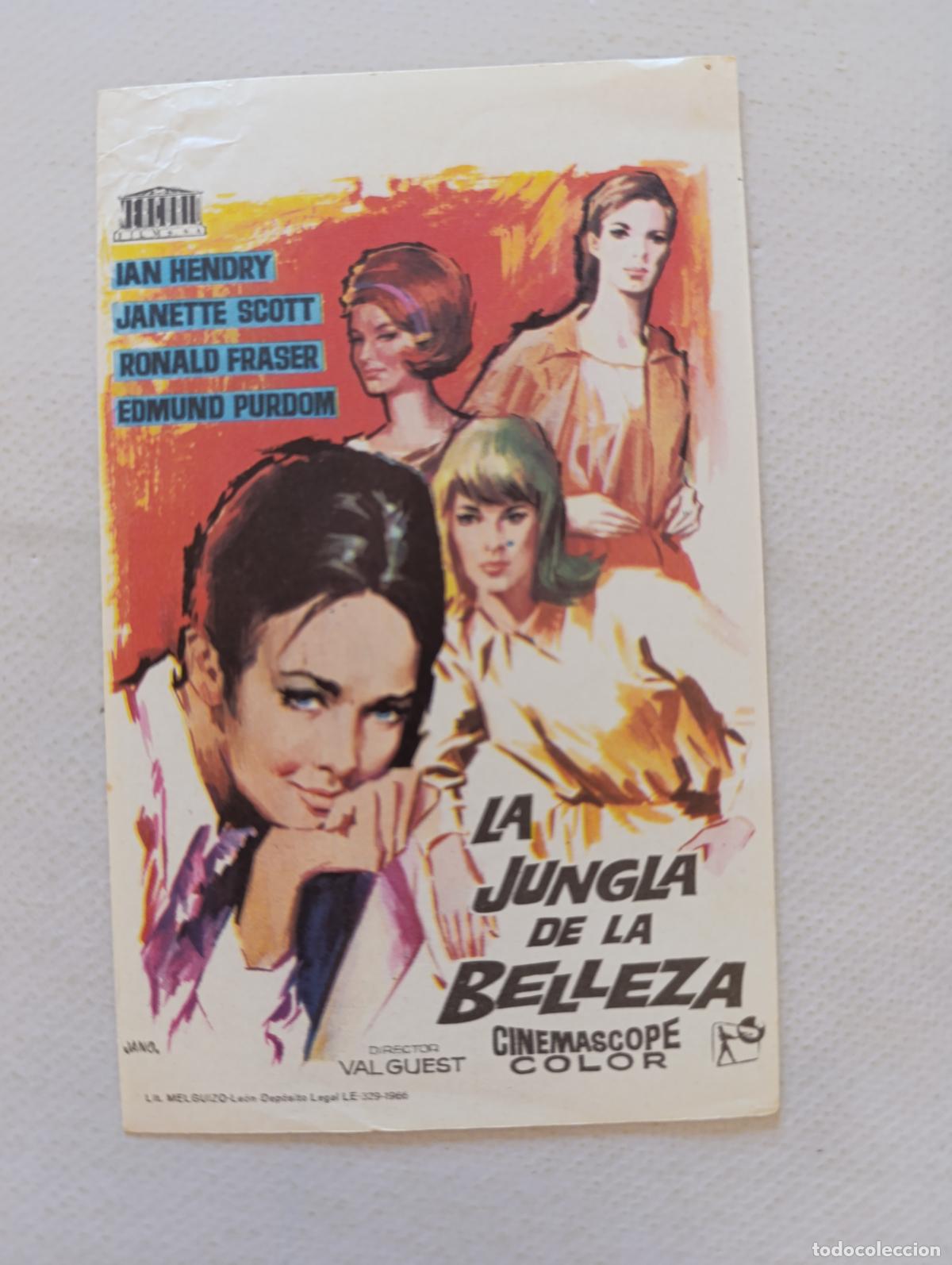 Cine: FOLLETO DE MANO - LA JUNGLA DE LA BELLEZA - SIN PUBLICIDAD (150G)