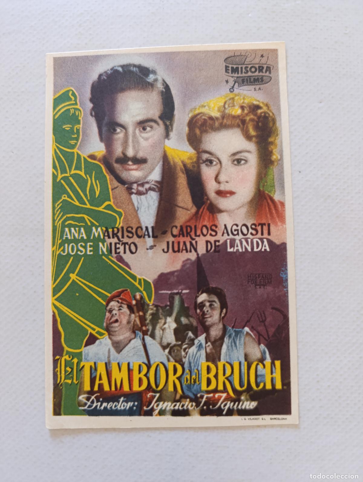 Cine: FOLLETO DE MANO - EL TAMBOR DE BRUCH - ANA MARISCAL - SIN PUBLICIDAD (150H)