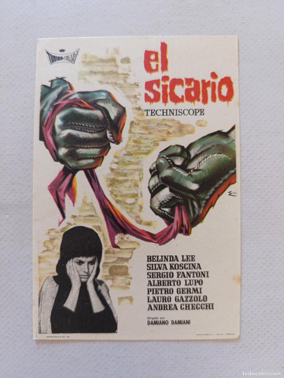 Cine: FOLLETO DE MANO - EL SICARIO - SIN PUBLICIDAD (150F)