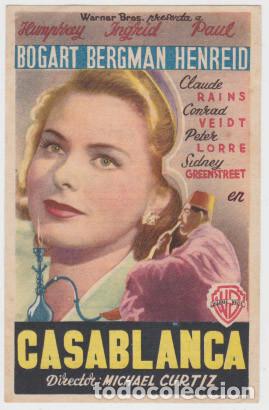 Cine: CASABLANCA (con publicidad)
