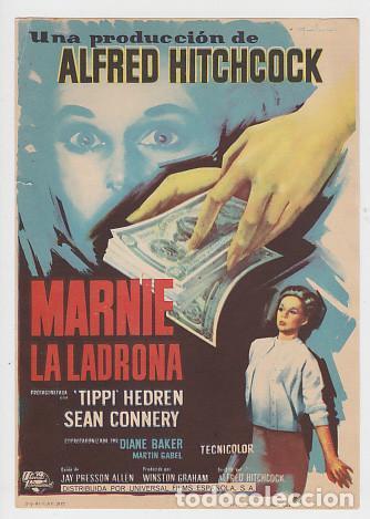 Cine: MARNIE LA LADRONA (sin publicidad)