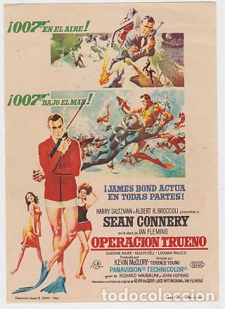 Cine: OPERACI&Oacute;N TRUENO (sin publicidad)