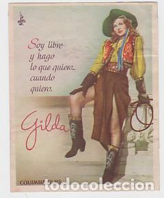 Cine: GILDA (peque&ntilde;o sin publicidad)
