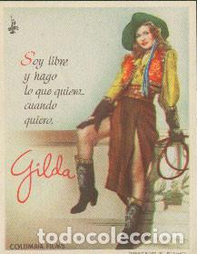 Cine: GILDA (peque&ntilde;o sin publicidad)