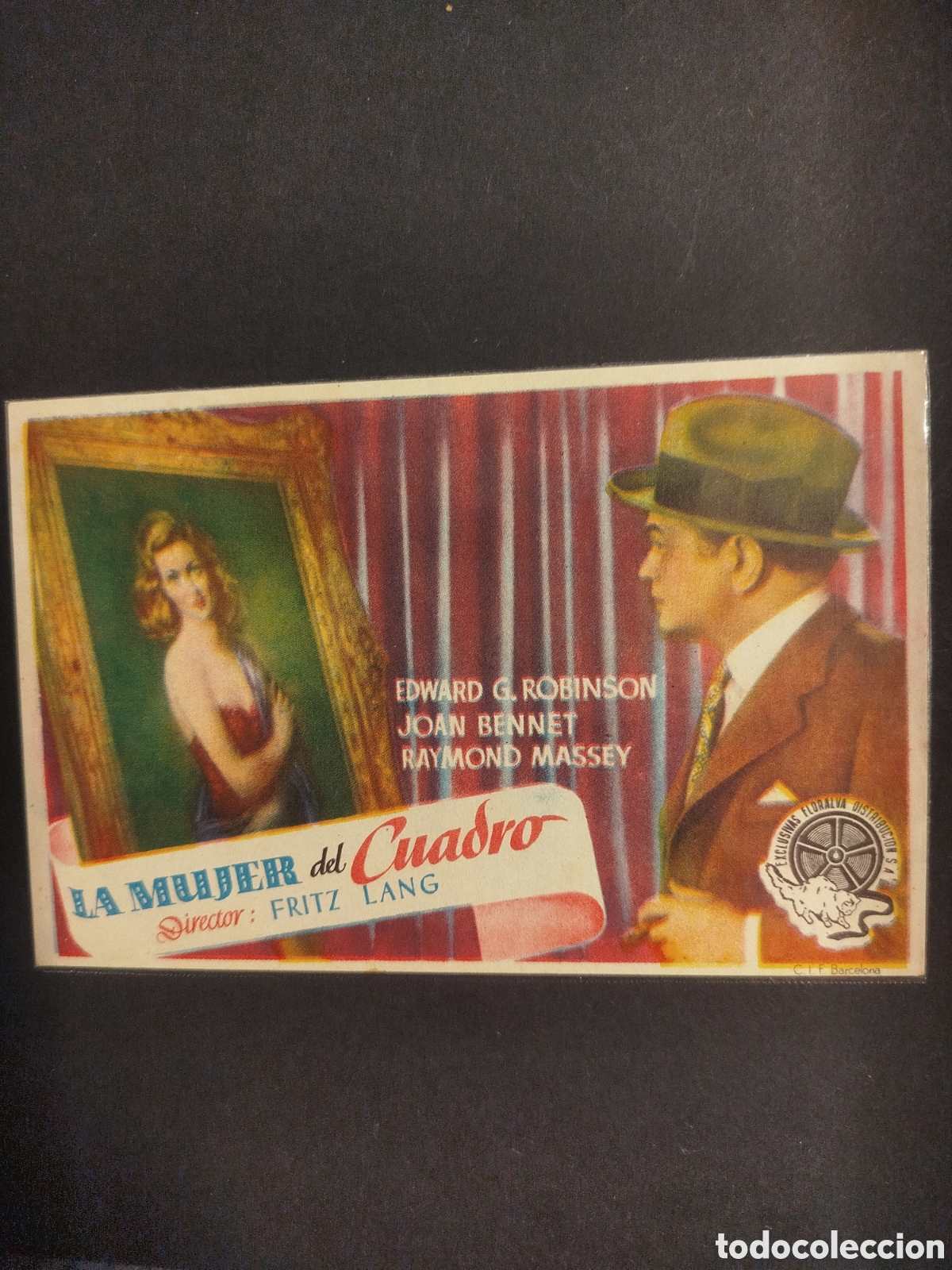 Cine: LA MUJER DEL CUADRO FOLLETO SENCILLO DE MANO