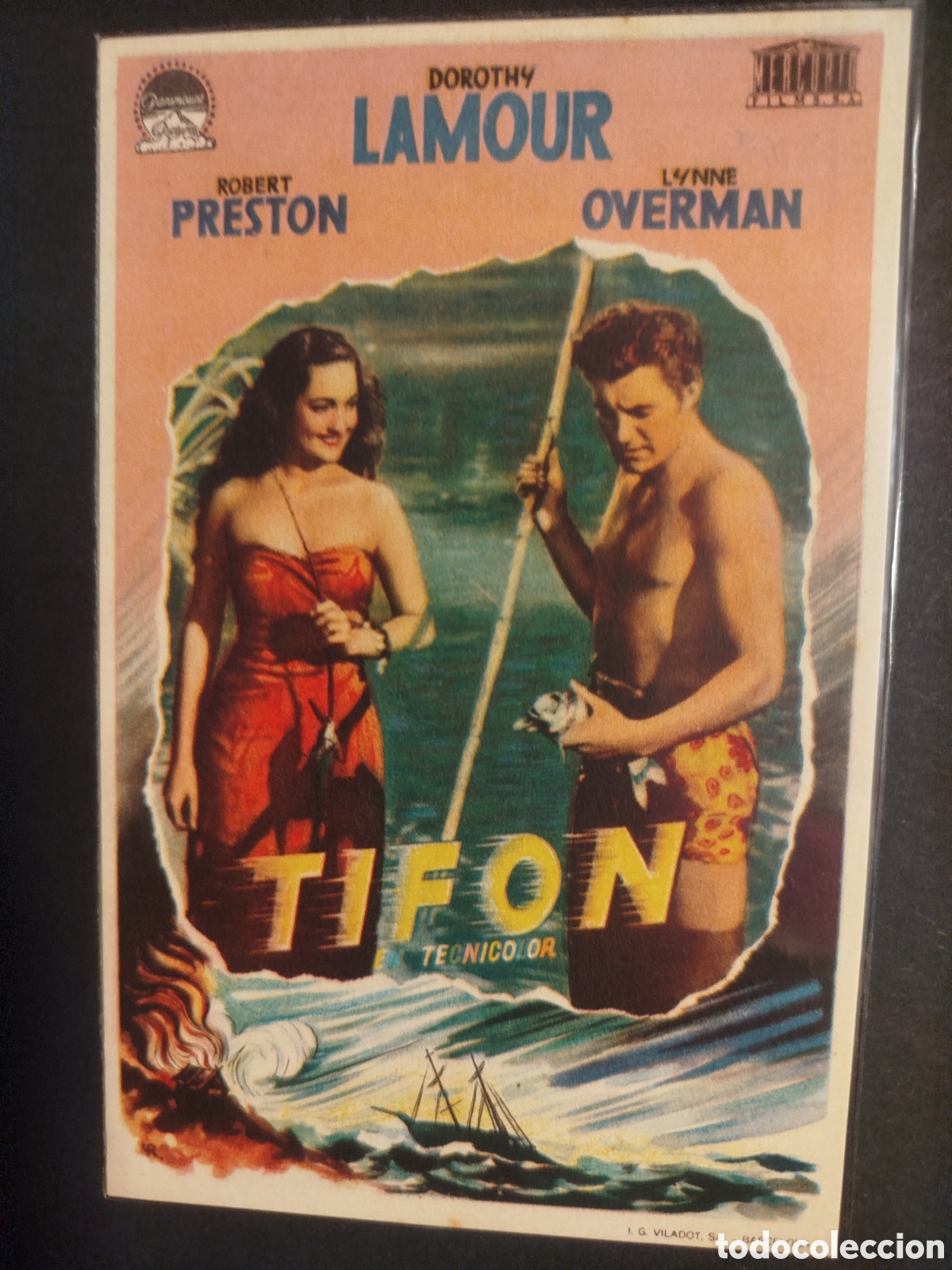 Cine: TIF&Oacute;N PROGRAMA DE MANO 1948 - Foto 1