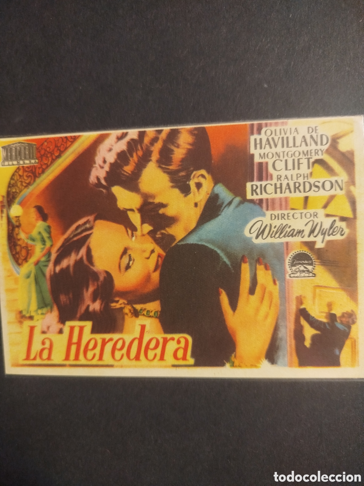 Cine: LA HEREDERA PROGRAMA DE MANO S/P