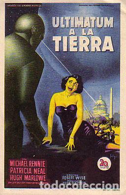 Kino: ULTIMATUM A LA TIERRA (Solig&oacute; sin publicidad)
