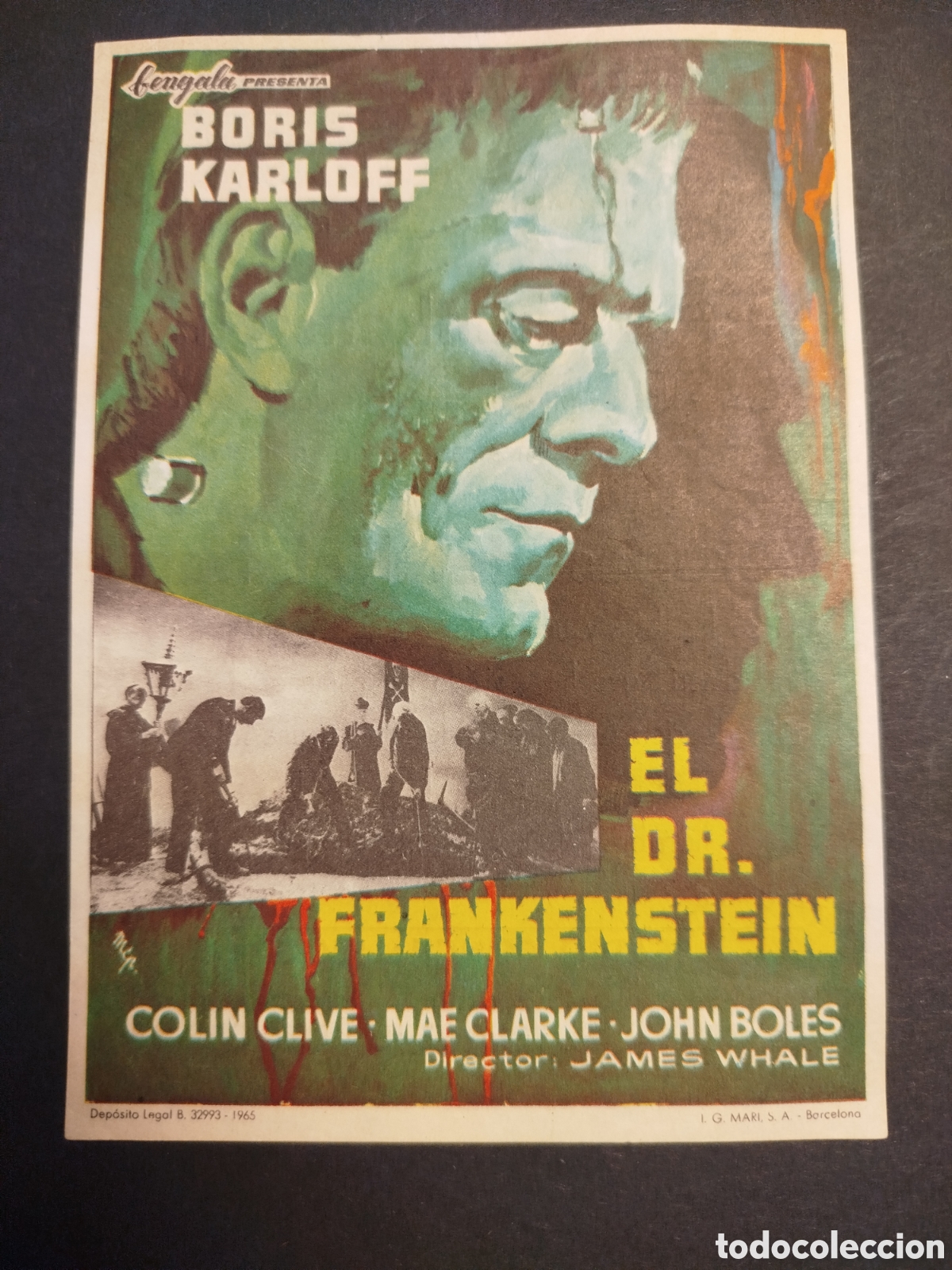 Cine: EL DR. FRANKENSTEIN BORIS KARLOFF