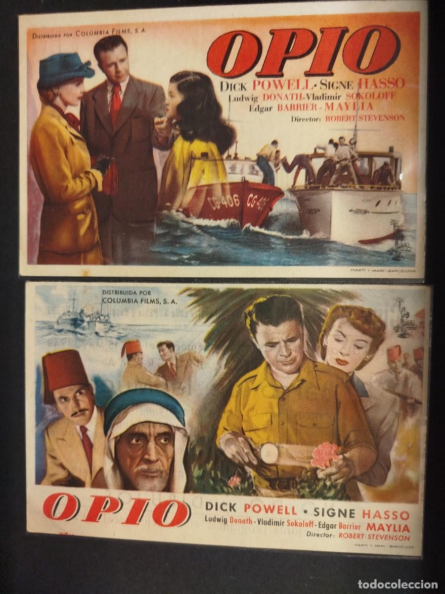 Cine: OPIO 2 PROGRAMAS DE MANO C/P - Foto 1