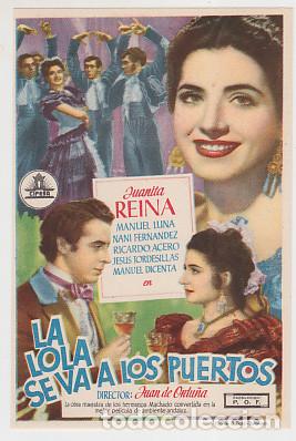 Cine: LA LOLA SE VA A LOS PUERTOS (sin publicidad)