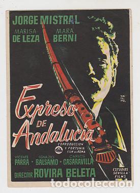 Cine: EL EXPRESO DE ANDALUC&Iacute;A (con publicidad)