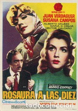 Cine: ROSAURA A LAS DIEZ (Sin publicidad)