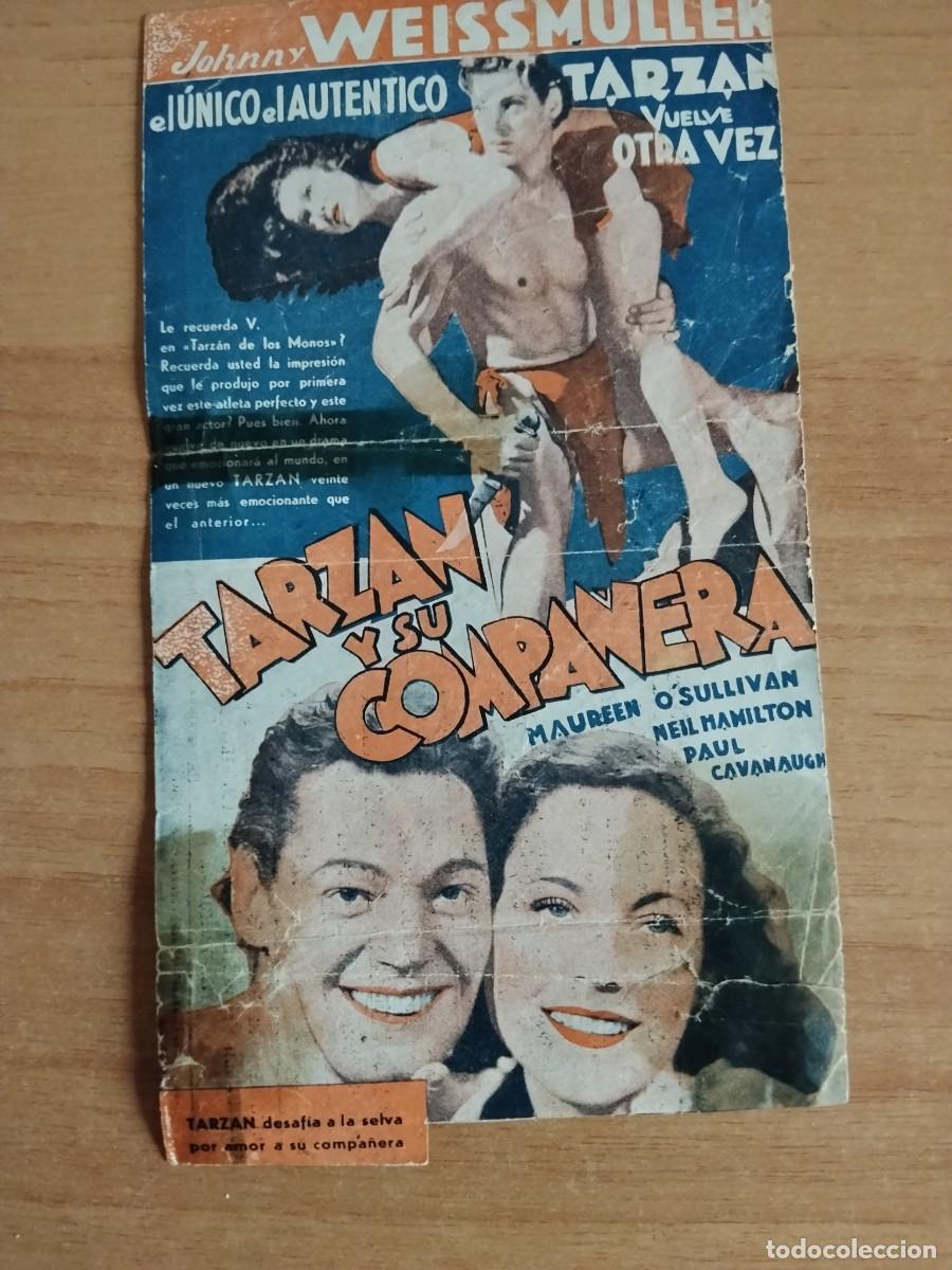  Flyers Publicitaires de films Anciens: ROSA--PROGRAMA DE CINE-- TARZAN Y SU COMPA&Ntilde;ERA CT