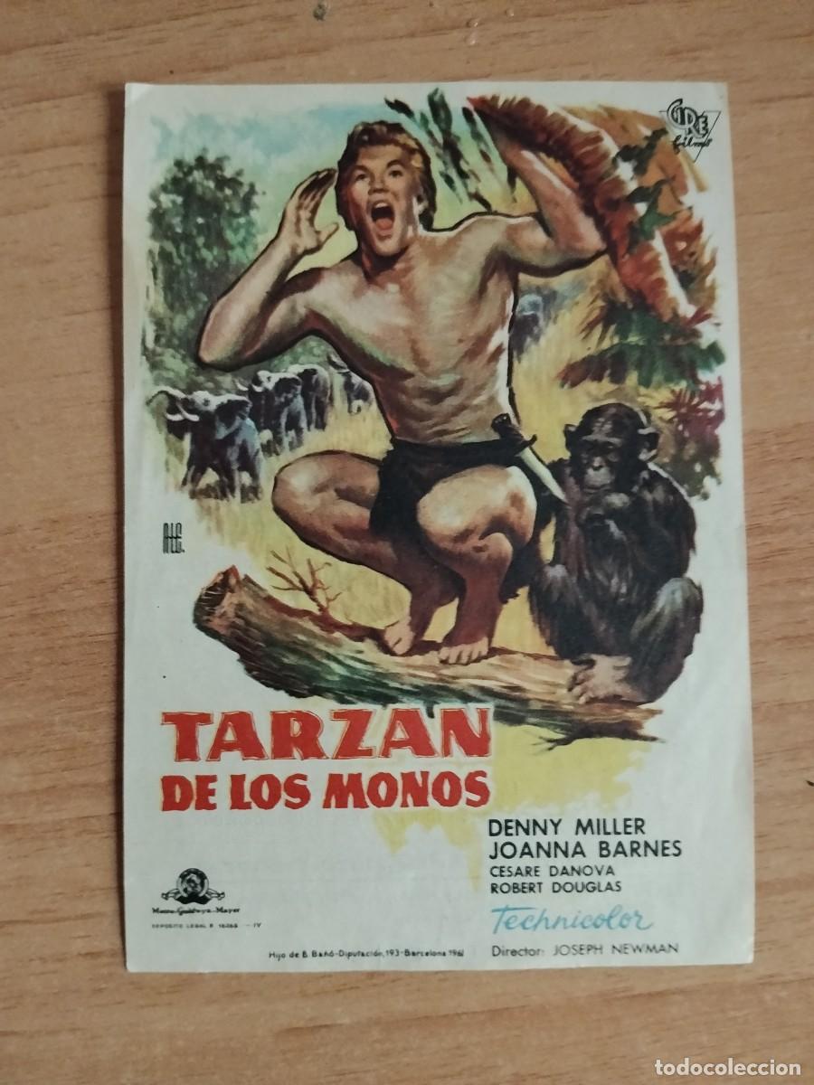  Flyers Publicitaires de films Anciens: ROSA--PROGRAMA DE CINE-- TARZAN DE LOS MONOS CT