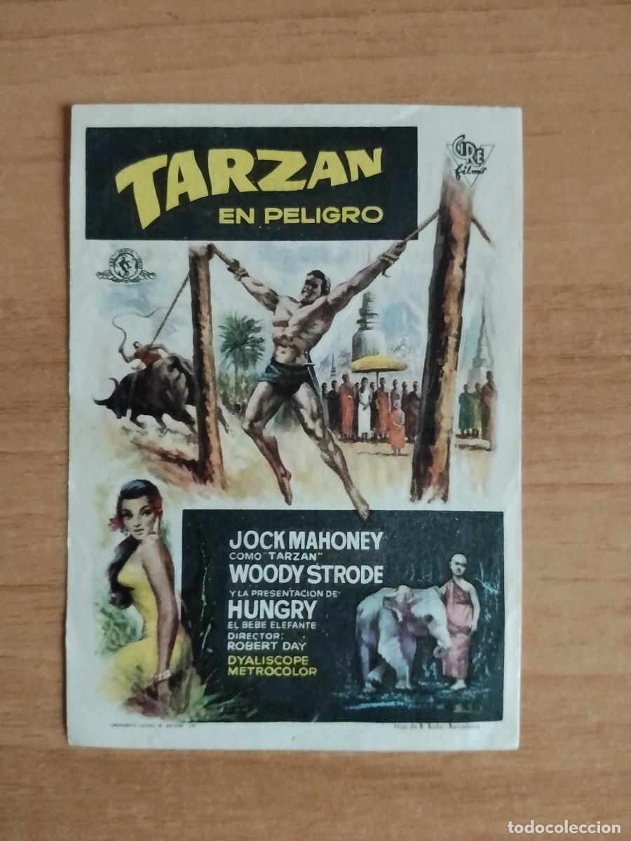  Flyers Publicitaires de films Anciens: ROSA--PROGRAMA DE CINE-- TARZAN EN PELIGRO CT