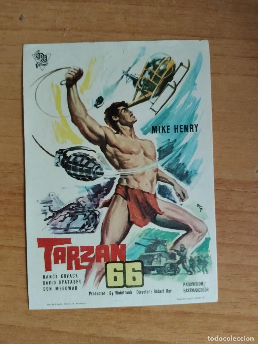  Flyers Publicitaires de films Anciens: ROSA--PROGRAMA DE CINE-- TARZAN 66