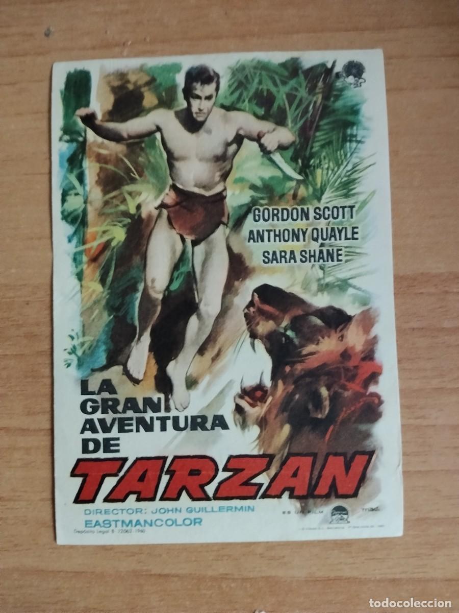  Flyers Publicitaires de films Anciens: ROSA--PROGRAMA DE CINE-- LA GRAN AVENTURA DE TARZAN CT