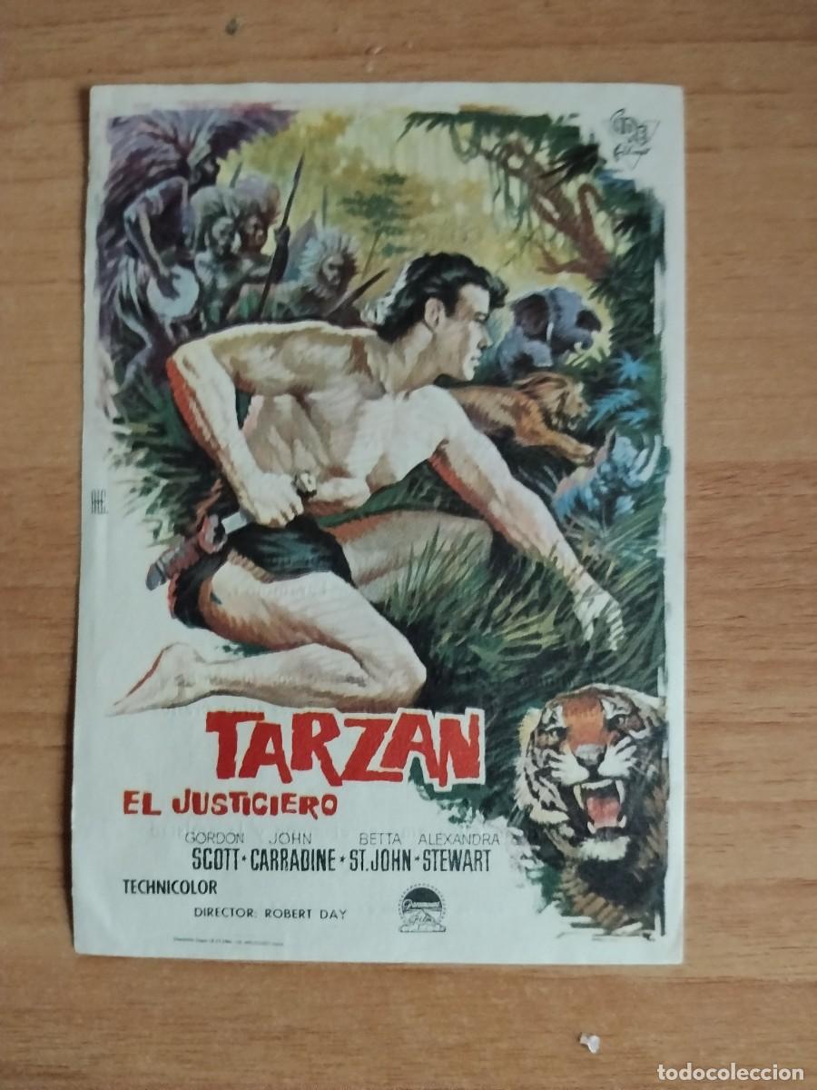  Flyers Publicitaires de films Anciens: ROSA--PROGRAMA DE CINE-- TARZAN EL JUSTICIERO CT