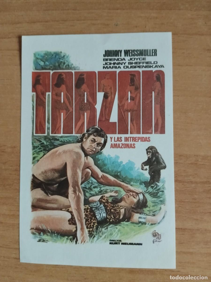  Foglietti di film di film antichi di cinema: ROSA--PROGRAMA DE CINE-- TARZAN Y LAS INTREPIDAS AMAZONAS TC