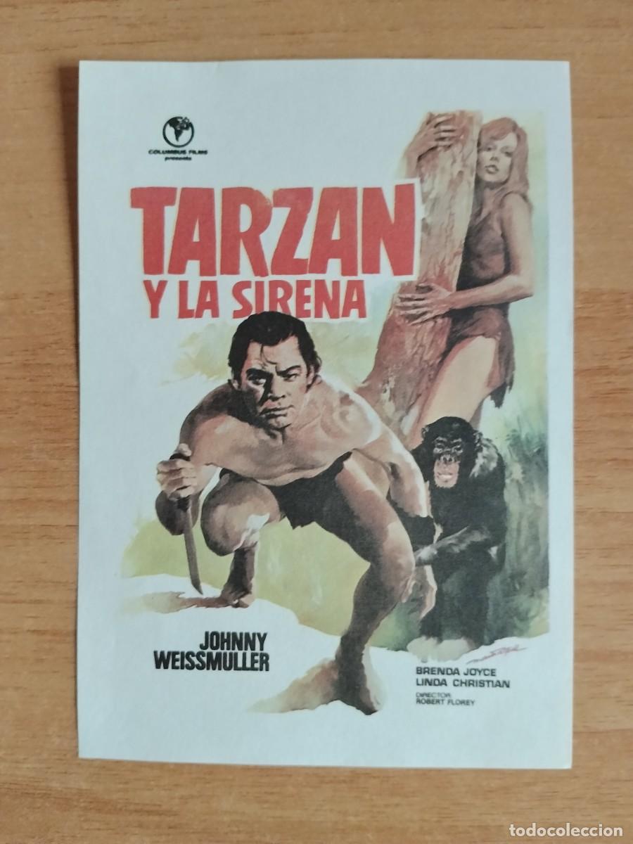  Foglietti di film di film antichi di cinema: ROSA--PROGRAMA DE CINE-- TARZAN Y LA SIRENA