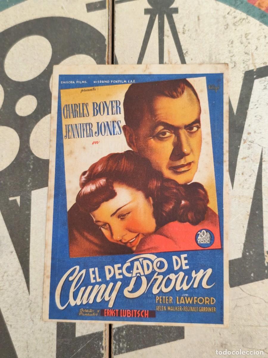 Cine: El pecado de Cluny Brown con publicidad Teatro Principal Cinema Bolet