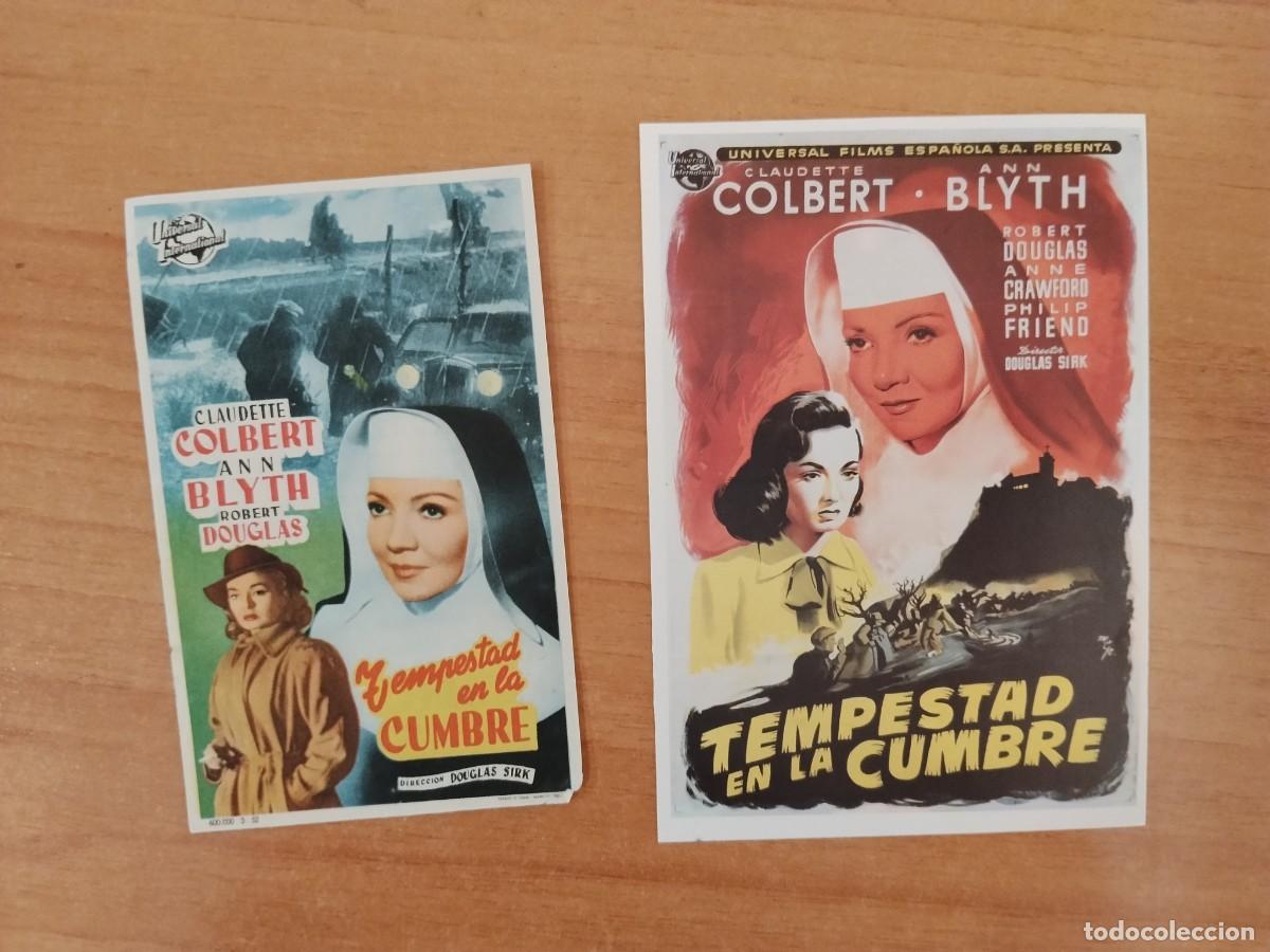  Flyers Publicitaires de films Anciens: ROSA--PROGRAMA DE CINE---TEMPESTAD EN LA CUMBRE CT