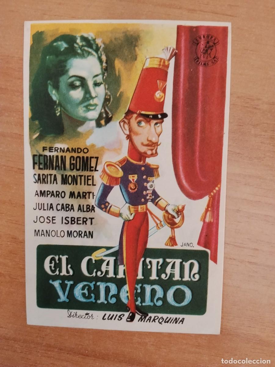  Flyers Publicitaires de films Anciens: ROSA--PROGRAMA DE CINE---EL CAPITAN VENENO CT