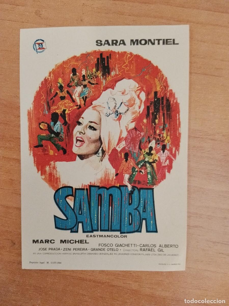  Foglietti di film di film antichi di cinema: ROSA--PROGRAMA DE CINE---SAMBA