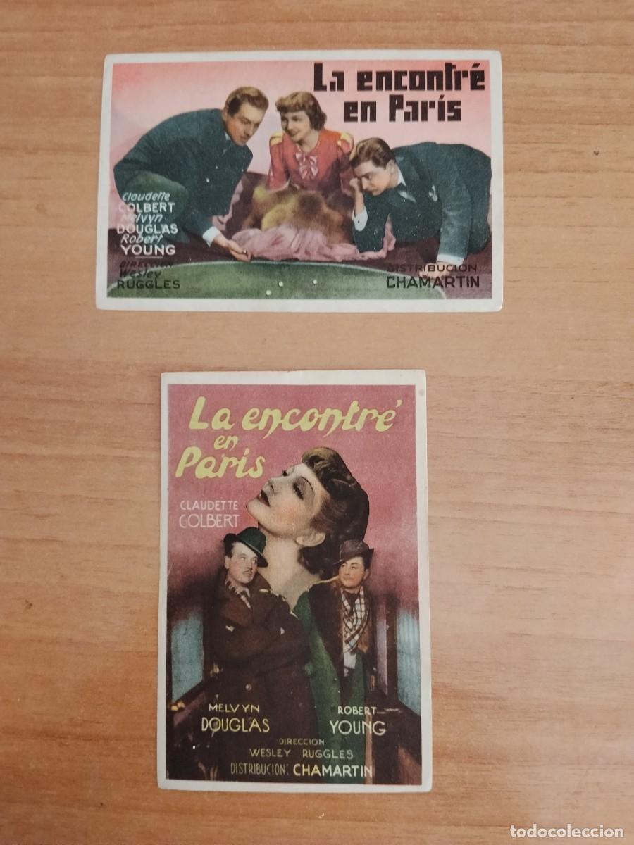 Cine: ROSA--PROGRAMA DE CINE---LA ENCONTRE EN PARIS CT