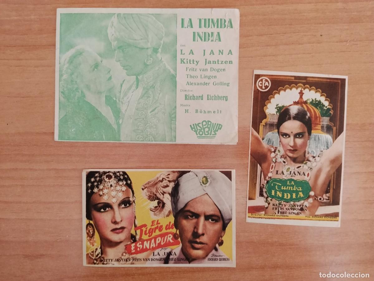 Cine: ROSA--PROGRAMA DE CINE---LA TUMBA INDIA