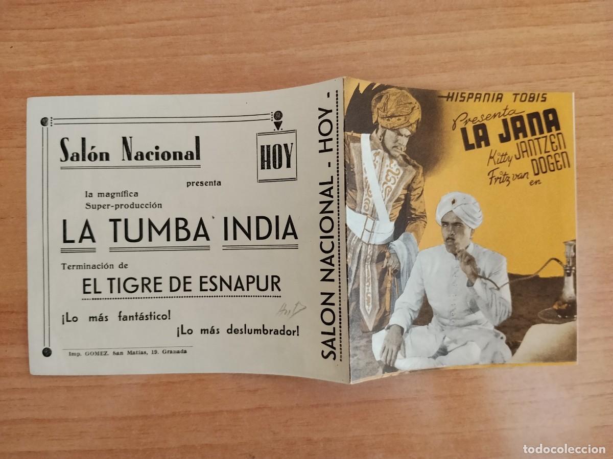 Cine: ROSA--PROGRAMA DE CINE---LA TUMBA INDIA