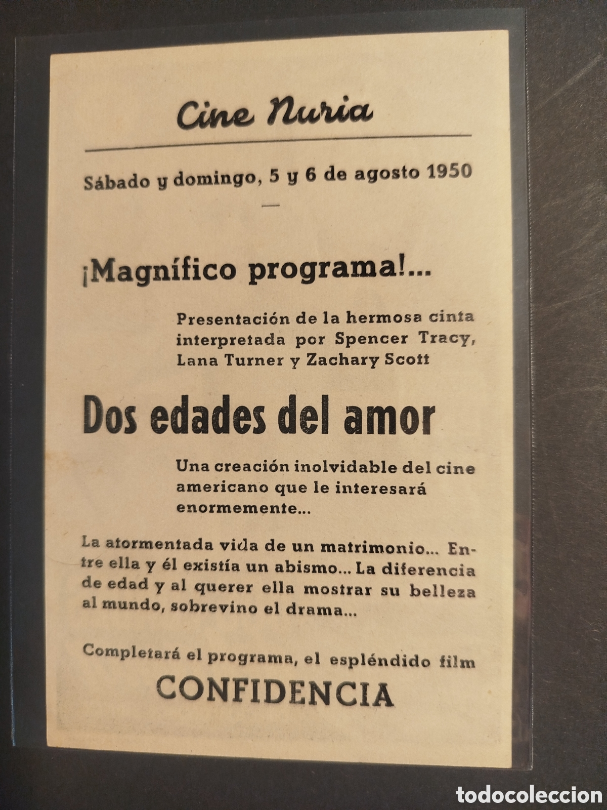 Cine: DOS EDADES DEL AMOR C/P - Foto 2
