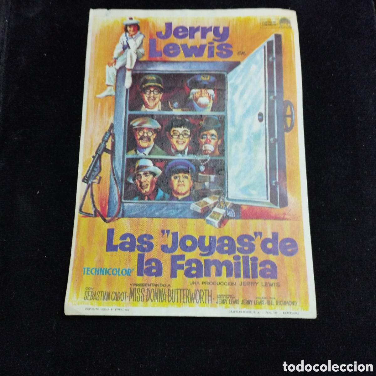 Cine: Programa de cine sencillo. Las &rdquo;joyas&rdquo; de la familia. Jerry Lewis. 1967. Bohemio y Galileo