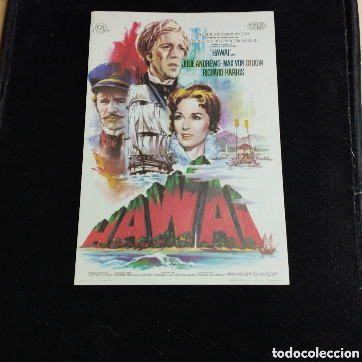 Cine: Programa de cine sencillo. Hawai. Julie Andrews. Max von Sydow. Richard Harris