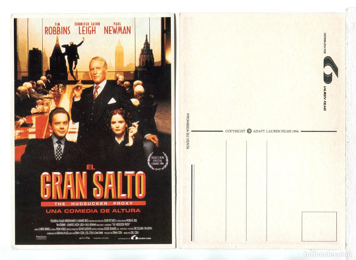 Cine: EL GRAN SALTO, con Paul Newman. POSTAL