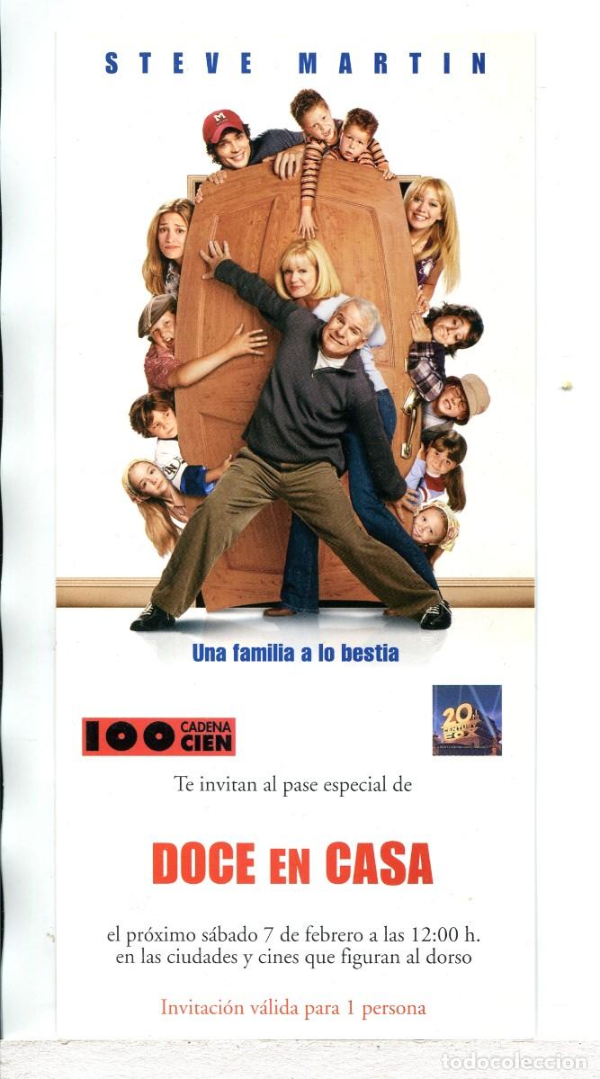 Cine: DOCE EN CASA, con Steve Martin. INVITACI&Oacute;N DE PRESTRENO.