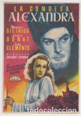 Cine: LA CONDESA ALEXANDRA (con publicidad)