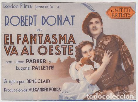 Cine: EL FANTASMA VA AL OESTE (doble sin publicidad)