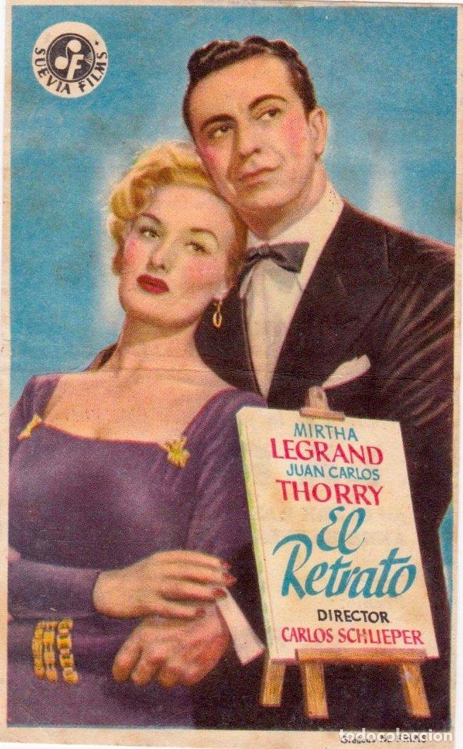 Kino: EL RETRATO. MIRTHA LEGRAND, JUAN CARLOS THORRY. CARLOS SCHLIEPER. CINE VICTORIA