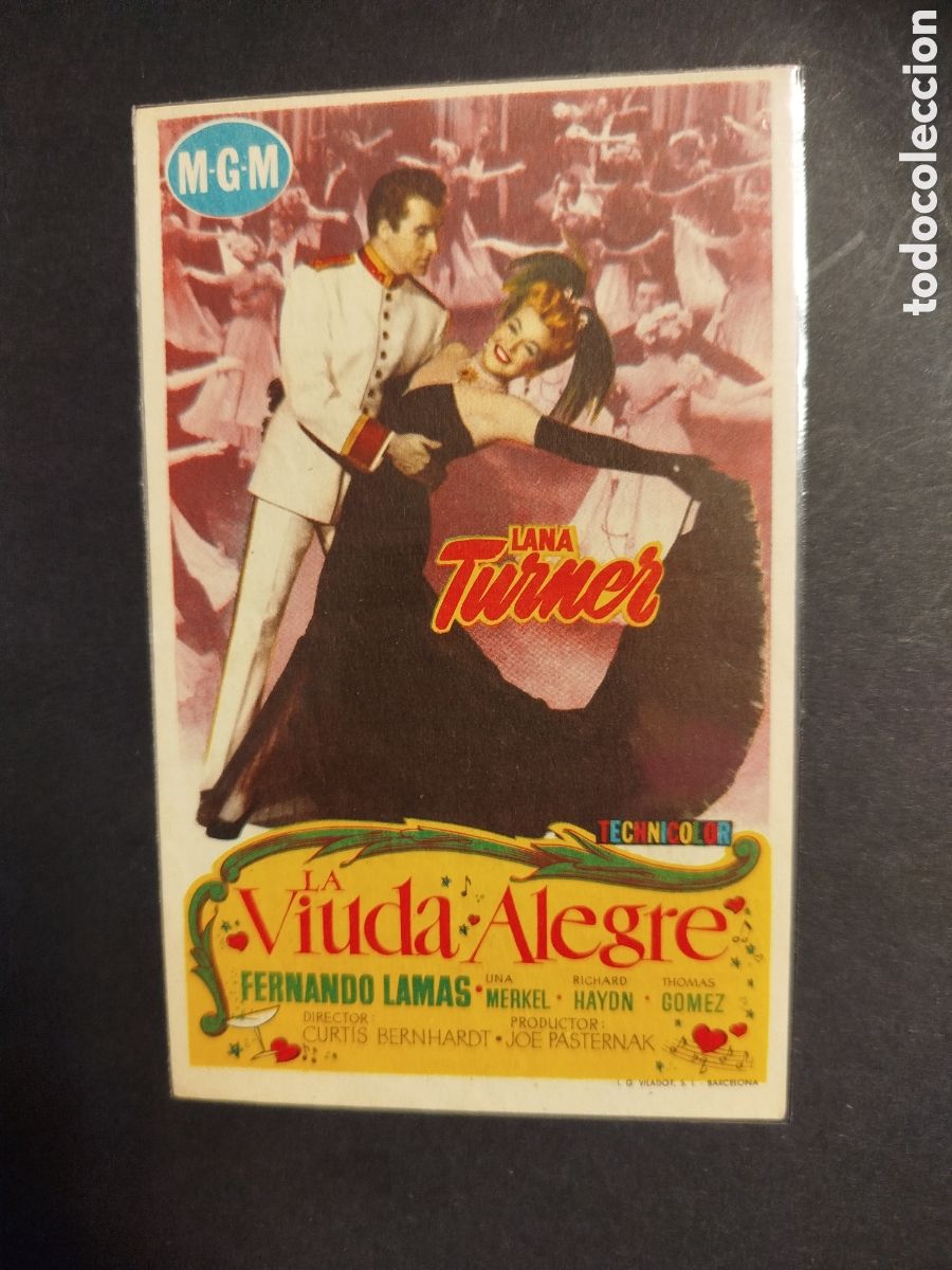Cine: LA VIUDA ALEGRE C/P FERNANDO LAMAS