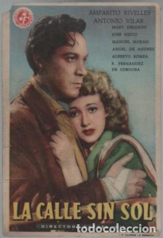 Cine: PROGRAMA DE CINE: LA CALLE SIN SOL PC-11461 - Foto 1