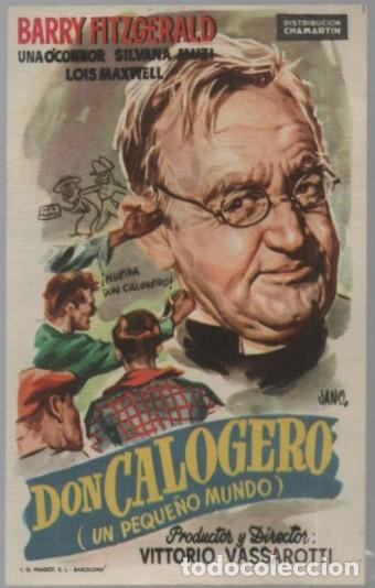 Cine: PROGRAMA DE CINE: DON CALOGERO (UN PEQUE&Ntilde;O MUNDO) PC-11462