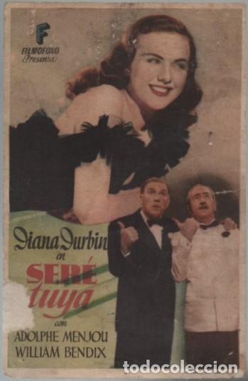 Cine: PROGRAMA DE CINE: SER&Eacute; TUYA PC-11463 - Foto 1